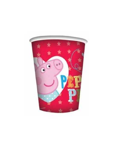Bicchiere, in carta Peppa Pig 8 pz CMGCMG203738 Como Giochi  | Futurartshop.com
