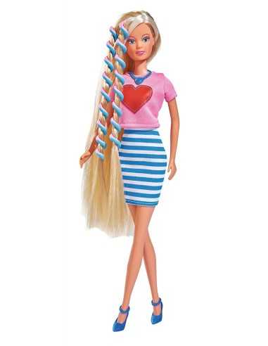 Bambola Steffi Hair Twist SIM105733046 Simba Toys | Futurartshop.com