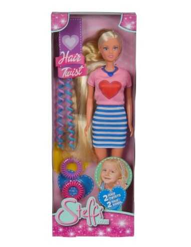 Bambola Steffi Hair Twist SIM105733046 Simba Toys | Futurartshop.com