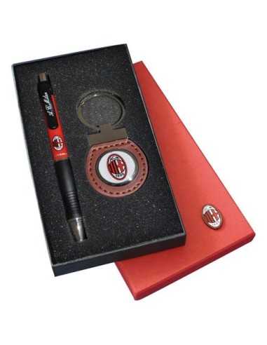 A. C Milan set pen and keychain 124104 Accademia | Futurartshop.com