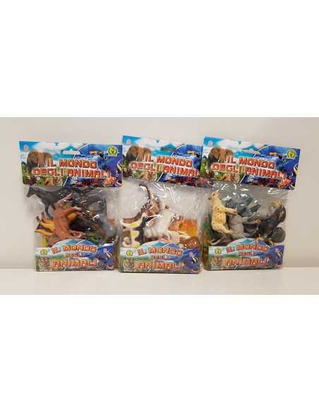 Blister the world of animals 6 models MAZ26892 Mazzeo | Futurartshop.com