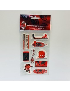 A.C Milan stickers a rilievo 88195 Nemesi | Futurartshop.com