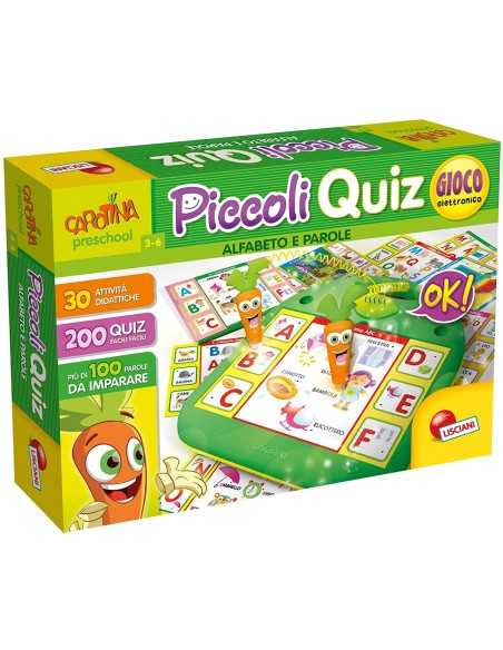 Carotina piccoli quiz alfabeto e parole LIS49158 Lisciani | Futurartshop.com