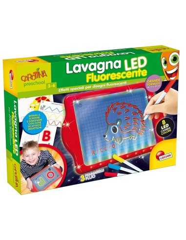 Small carrot chalkboard, fluorescent led LIS64137 Lisciani | Futurartshop.com