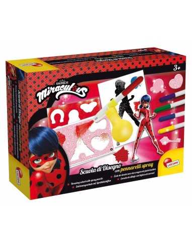Ladybug scuola di disegno con pennarelli spray LIS66049 Lisciani | Futurartshop.com