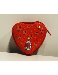 A. C Milan purse with heart 9953 Nemesi | Futurartshop.com