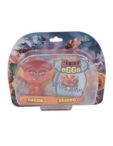 Hero eggs personaggi dagon e drakko GIOHEW01000/6 Giochi Preziosi | Futurartshop.com