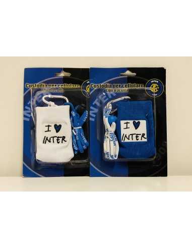 FC Inter cell phone holder in fabric 46443 Nemesi | Futurartshop.com