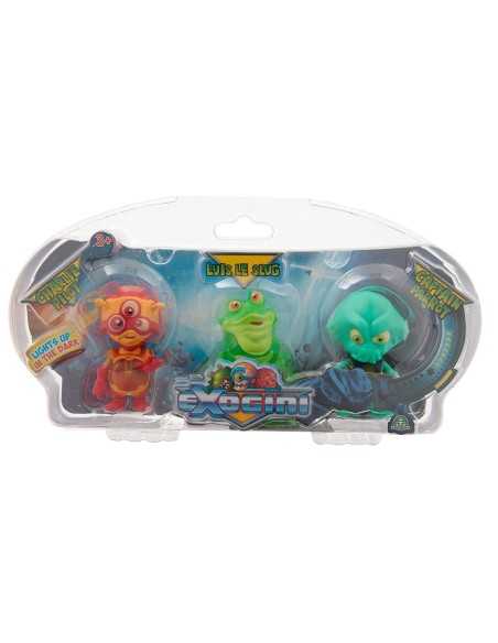 Exogini blister with characters charlie pilot-luisle slug-captain parrot GIOEXG01010 2 Giochi Preziosi | Futurartshop.com