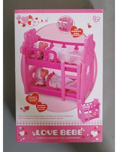 Love bebe' lettino a castello GIORDF51911 Giochi Preziosi | Futurartshop.com