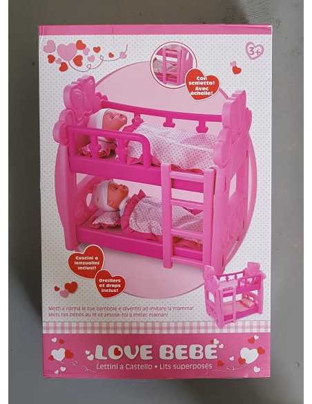Love bebe' lettino a castello GIORDF51911 Giochi Preziosi | Futurartshop.com