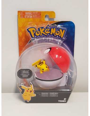 Blister pokemon personaggio pikachu sdraiato con poke ball rossa ROCT18532/T19102 Rocco Giocattoli | Futurartshop.com