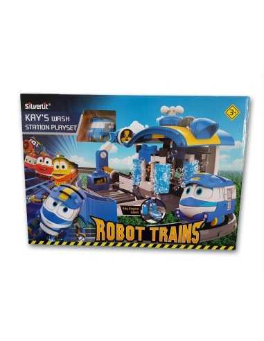 Robot trains playset wash station kay ROC21737236 Rocco Giocattoli | Futurartshop.com