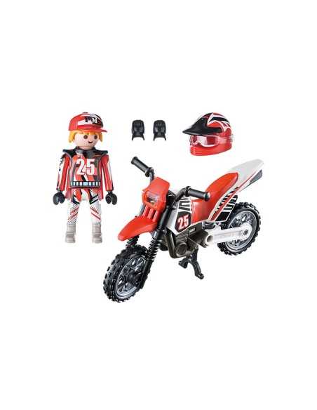 Playmobil 9357 motocross Champion PLA9357 Playmobil | Futurartshop.com