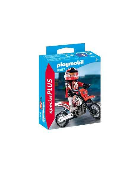 Playmobil 9357 motocross Champion PLA9357 Playmobil | Futurartshop.com