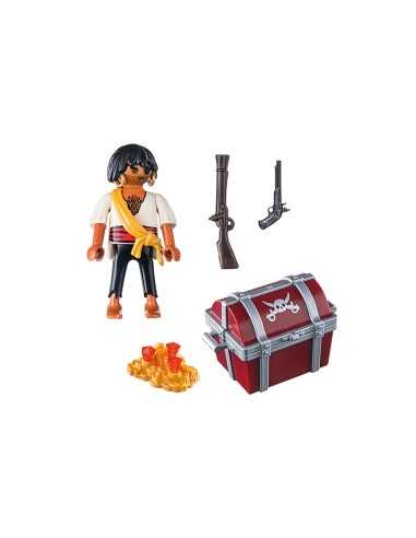 Playmobil 9358 Pirata con scrigno del tesoro PLA9358 Playmobil | Futurartshop.com