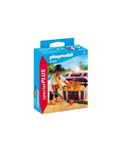 Playmobil 9358 Pirate with treasure chest PLA9358 Playmobil | Futurartshop.com