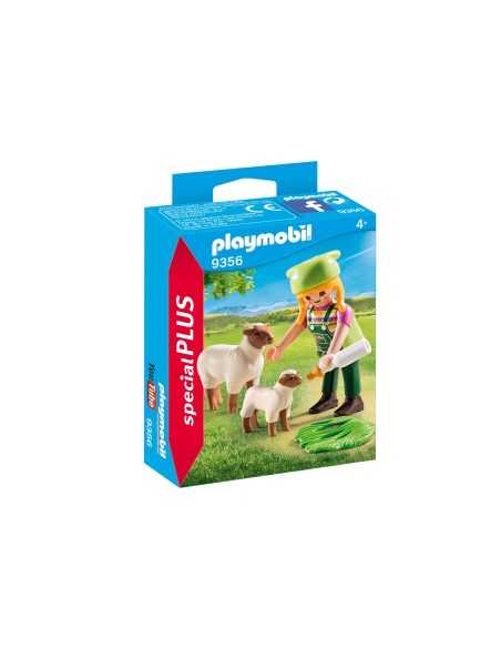 Playmobil 9356 Girl with sheep and lamb PLA9356 Playmobil | Futurartshop.com