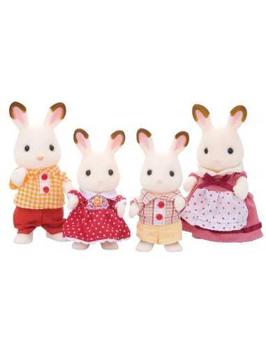 Sylvanian families famiglia conigli cioccolato BOR3125.SYL Epoch | Futurartshop.com