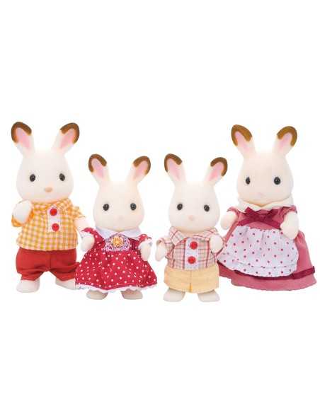 Sylvanian families family rabbits chocolate BOR3125.SYL Epoch | Futurartshop.com