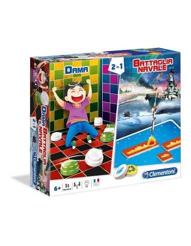 Battle ship and checkers CLE16083 Clementoni | Futurartshop.com