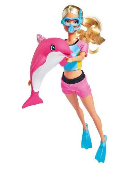 Bambola steffi love con amico delfino SIM105733201 Simba Toys | Futurartshop.com