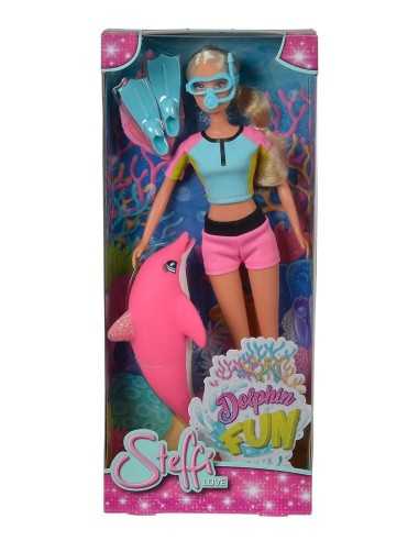 Doll steffi love with a friend dolphin SIM105733201 Simba Toys | Futurartshop.com