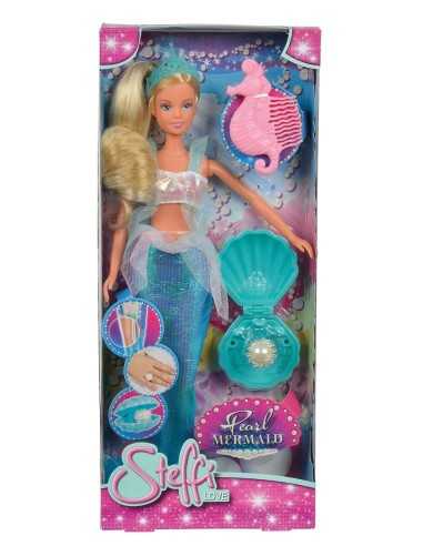 Bambola steffi love Sirena con perla pettine e anello SIM105733066 Simba Toys | Futurartshop.com