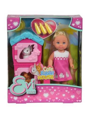 Bambola evi love Cute Rabbit House SIM105733065 Simba Toys | Futurartshop.com