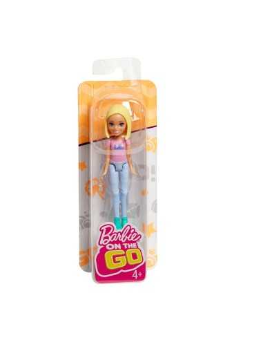 Barbie mini parti e vai bionda con pantalone viola chiaro MATFHV55/FHV73 Mattel | Futurartshop.com
