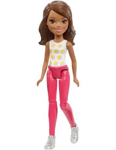 Barbie doll mini parts and go castana pants with pink MATFHV55/FHV56 Mattel | Futurartshop.com