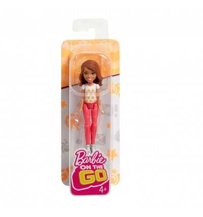 Poupée Barbie mini pièces et aller castana pantalon rose FHV55/FHV56 Mattel- Futurartshop.com