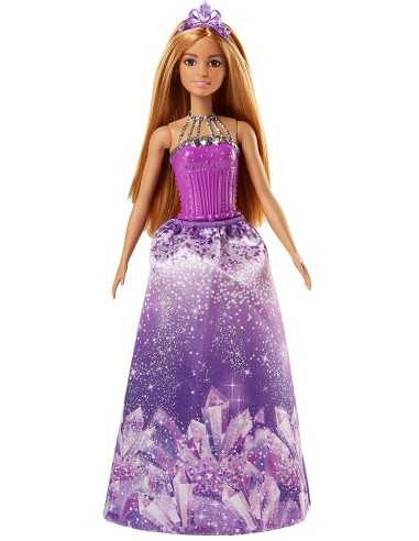 Barbie doll princess dreamtopia brunette with purple dress MATFJC94/FJC97 Mattel | Futurartshop.com