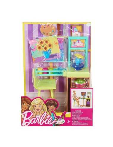Barbie playset studio artist with accessories MATFJB25/FJB26 Mattel | Futurartshop.com
