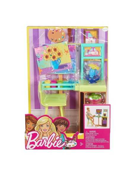 Barbie playset studio artist with accessories MATFJB25/FJB26 Mattel | Futurartshop.com