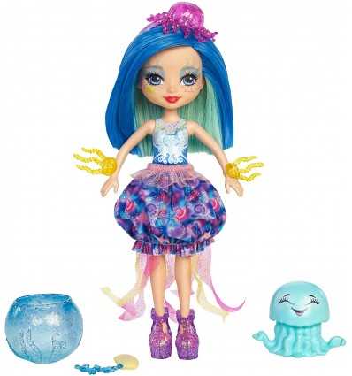 Enchantimals, ändert sich die farbe der puppe jessa jellyfish und marisa FKV54/FKV57 Mattel- Futurartshop.com