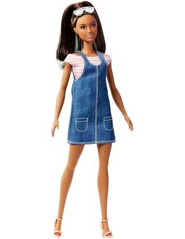 Bambola barbie fashionistas overall awsome blue beauty MATFBR37/FJF37 Mattel | Futurartshop.com
