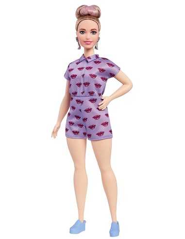 Bambola barbie fashionistas lips are poppin'curvy MATFBR37/FJF40 Mattel | Futurartshop.com