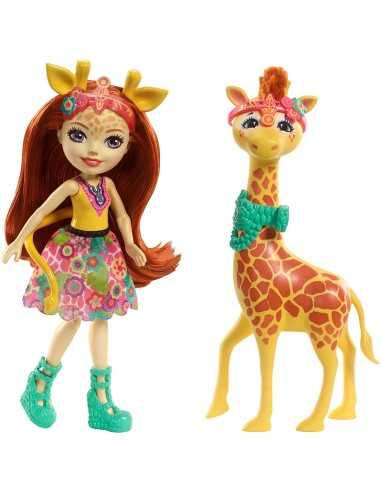 Bambola enchantimals cucciolo gillian giraffe e pawl MATFKY72/FKY74 Mattel | Futurartshop.com