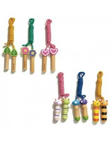 Jump ropes wood 6 assorted GIORDF50903 Giochi Preziosi | Futurartshop.com