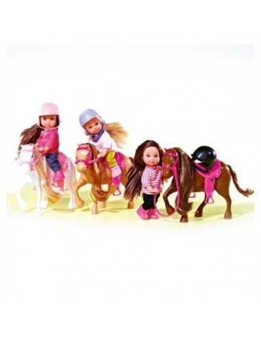 Doll, lolly, kid on horse pony 3 models GIORDF51034 Giochi Preziosi | Futurartshop.com