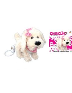 Cagnolino filoguidato barboncino con fiocco GIAGV-3759 Mazzeo | Futurartshop.com