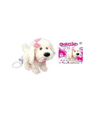 Cagnolino filoguidato barboncino con fiocco GIAGV-3759 Mazzeo | Futurartshop.com