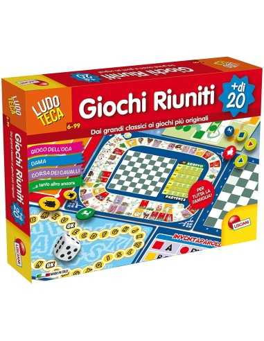 Games gathered more than 20 games LIS65790 Lisciani | Futurartshop.com