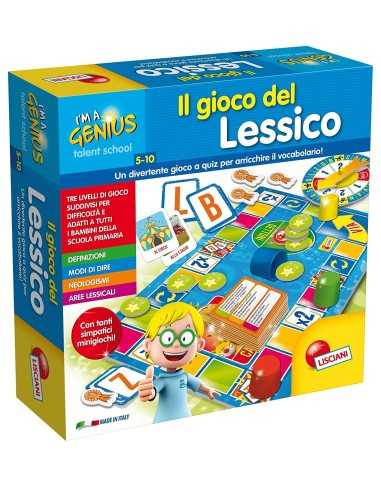 I'm a genius talent school the game of vocabulary LIS65387 Lisciani | Futurartshop.com