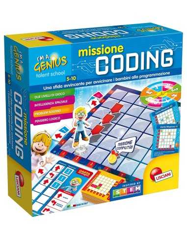 I'm genius talent school missione coding LIS65394 Lisciani | Futurartshop.com