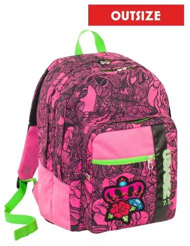 School backpack outside roses girl pink SEV201001819-351 Seven | Futurartshop.com