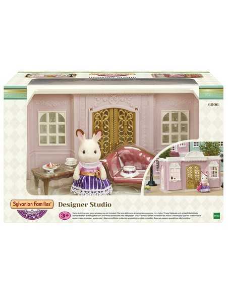 Sylvanian families town designer studio con personaggio coniglio BOR6006.SYL Epoch | Futurartshop.com