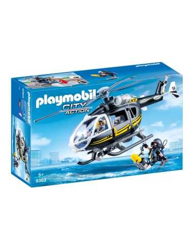 Playmobil 9363 Helicopter with scuba diver special unit PLA9363 Playmobil | Futurartshop.com