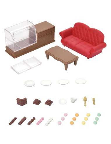 Sylvanian families town salotto cioccolateria con accessori BOR6016.SYL Epoch | Futurartshop.com